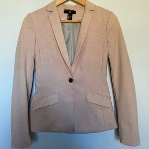 H&M Rose Pink Fitted Blazer